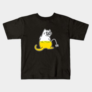 Bad cat and humor Kids T-Shirt